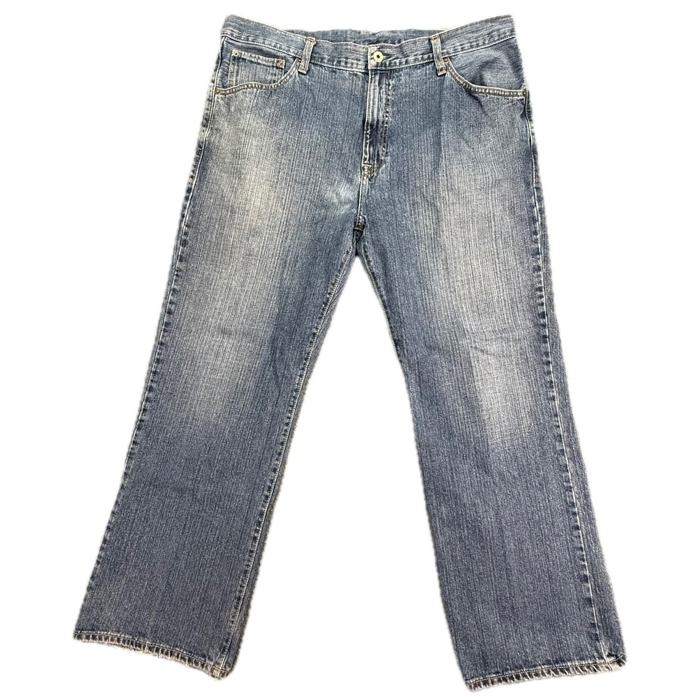 Polo Jeans Co Ralph Lauren Mens 38x30 Blue‎ Ashmore Relaxed Fit Distressed Jeans